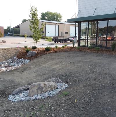 South Dakota Boulders disguising culvert